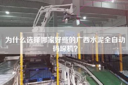 为什么选择哪家好些的广西水泥全自动码垛机？