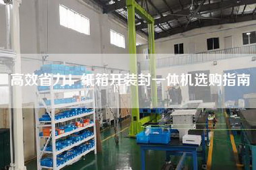 高效省力！纸箱开装封一体机选购指南