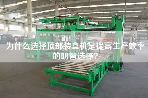 为什么选择顶部装盒机是提高生产效率的明智选择？