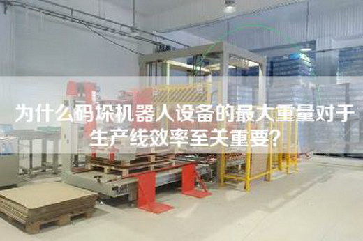 为什么码垛机器人设备的最大重量对于生产线效率至关重要？
