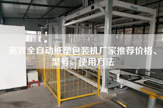 高效全自动纸塑包装机厂家推荐价格、型号、使用方法