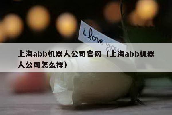 The official website of Shanghai abb Robot Company (how about Shanghai abb Robot Company)